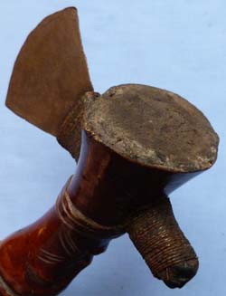 African 19th/20th Century Carved Ivory Ceremonial Axe