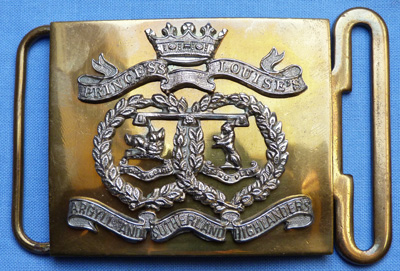 Scottish Argyll & Sutherland Highlanders NCO's Belt Buckle