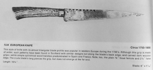 C.1750 Scottish Highlander's Staghorn Dirk