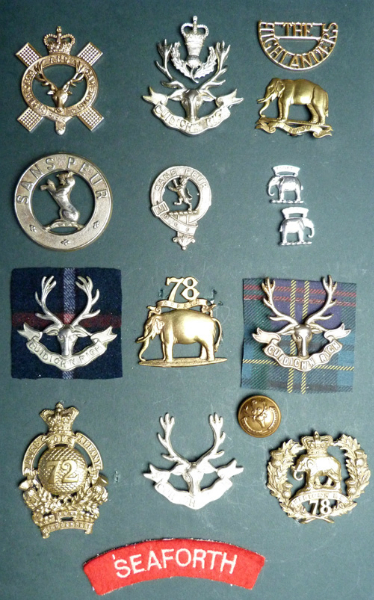 Set Of Scottish Regimental British Army Military Badges 5 Of 6