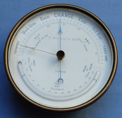 Scottish 19th Century Named Ship's Barometer - MilitariaHub