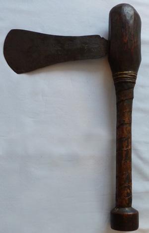 19th Century African Congo Songye Fighting Axe #2 - MilitariaHub