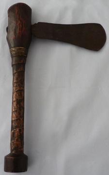 19th Century African Congo Songye Fighting Axe #2 - MilitariaHub