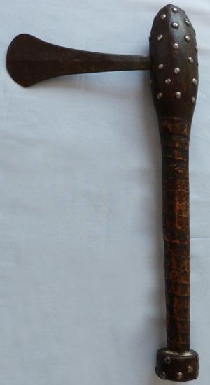 19th Century African Congo Songye Fighting Axe #1 - MilitariaHub